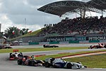 Nick Heidfeld beim F1-Rennen in Sepang, Malaysia
