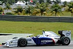 Nick Heidfeld beim F1-Qualifying in Sepang, Malaysia