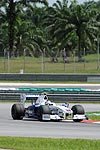 Nick Heidfeld beim F1-Qualifying in Sepang, Malaysia