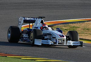 Rollout des neuen BMW Sauber F1.09 in Valencia, Robert Kubica