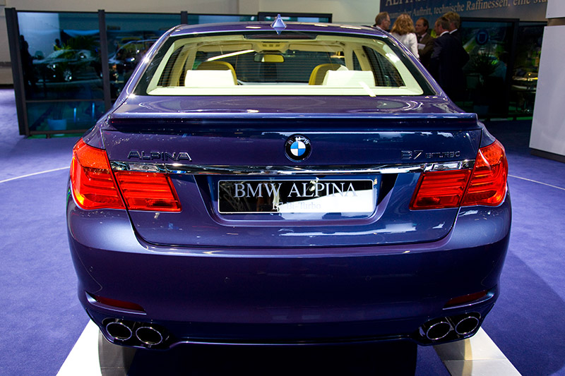 Alpina B7 Biturbo mit zwei Doppelrohr-Endrohren