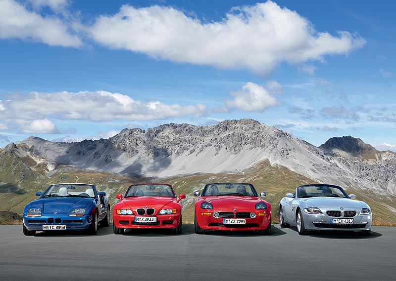 BMW Z1, BMW Z3, BMW Z8 und BMW Z4