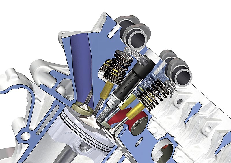BMW Motorrad S 1000 RR, Ventile