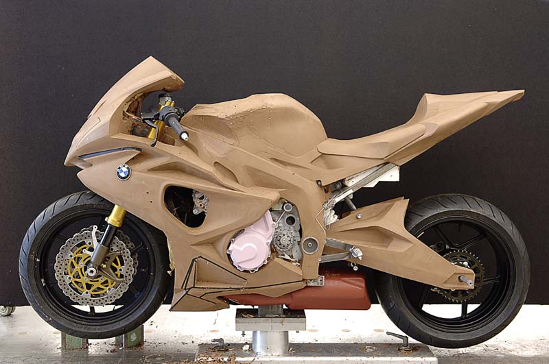 BMW Motorrad S 1000 RR, Clay Modell
