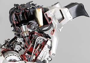 BMW Motorrad S 1000 RR, Schnittmotor