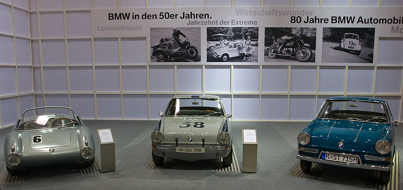 bersichtsfoto mit BMW RS 700, dem Rennsport Coup und LS Coup