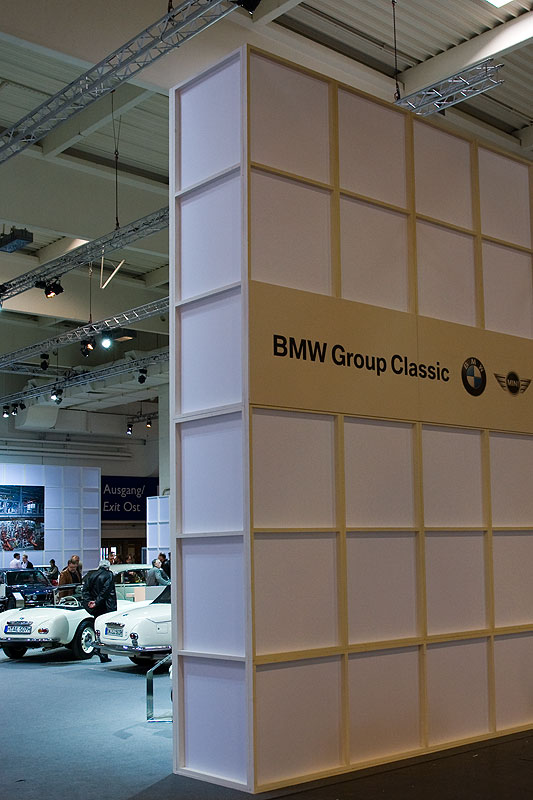 BMW Trennwand auf der Techno Classica 2009 in Essen
