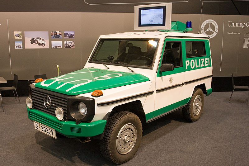 Mercedes-Benz G-Klasse als Polizeiauto