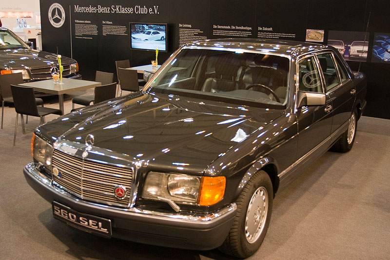 Mercedes S-Klasse Club e.V. mit einem Mercedes 560 SEL