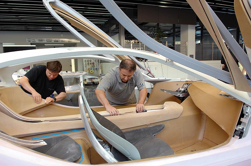 BMW Vision EfficientDynamics, Designprozess, Modellbau