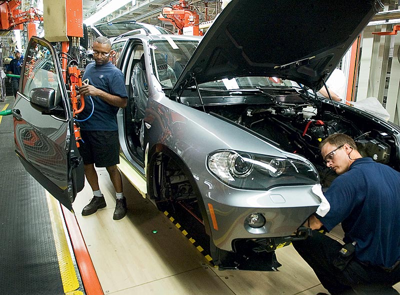 BMW Werk Spartanburg, BMW X5 Produktion (09/2008)