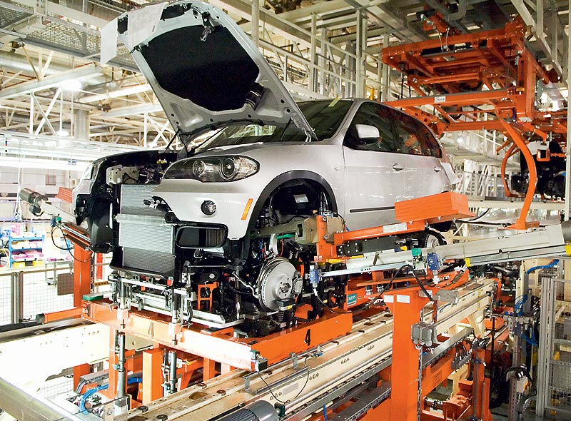 BMW Werk Spartanburg, BMW X5 Produktion (09/2008)