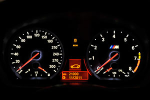BMW 1er M Coupe, Tachometer