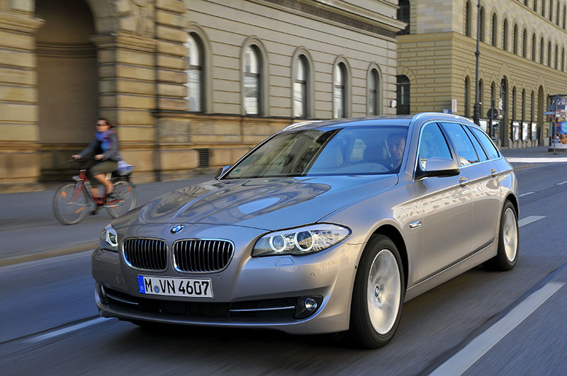 BMW 520d Touring (Modell F11), in der Innenstadt von M�nchen