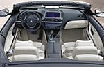 BMW 6er Cariolet (F12), Innenraum vorne mit Lederausstattung Platin