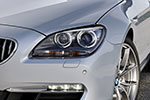 Scheinwerfer BMW 6er Cabrio (F12) mit LED Tagfahrlicht (Corona-Ringe) und 3teiliger LED Nebelleuchte.