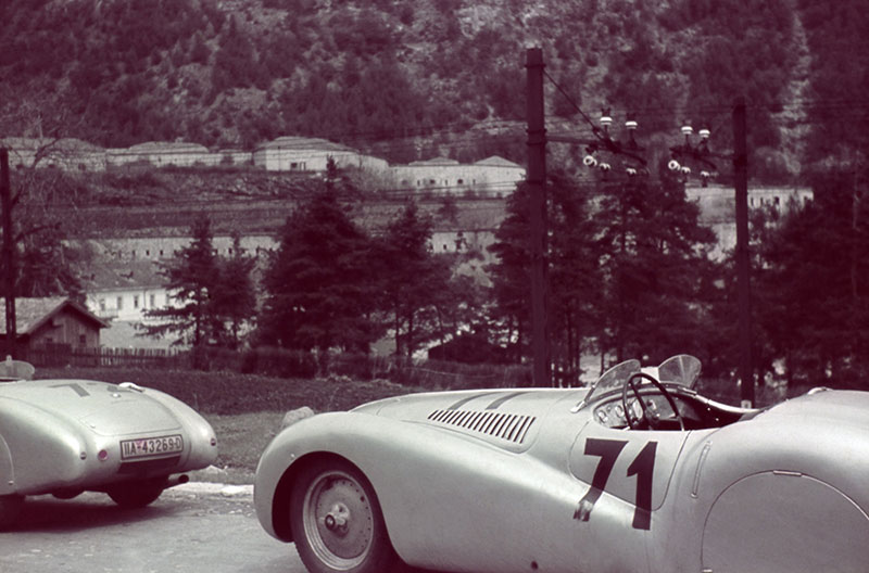 Impressionen von der R�ckfahrt vom I. Gran Premio Brescia delle Mille Miglia, 28.04.1940