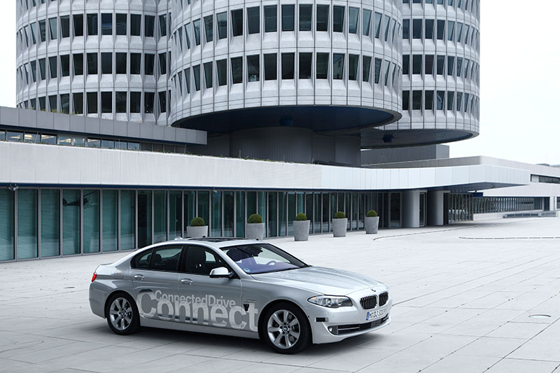 Forschung fr BMW ConnectedDrive - Forschungsfahrzeug mit innovativer Sensortechnologie der BMW Group Forschung und Technik