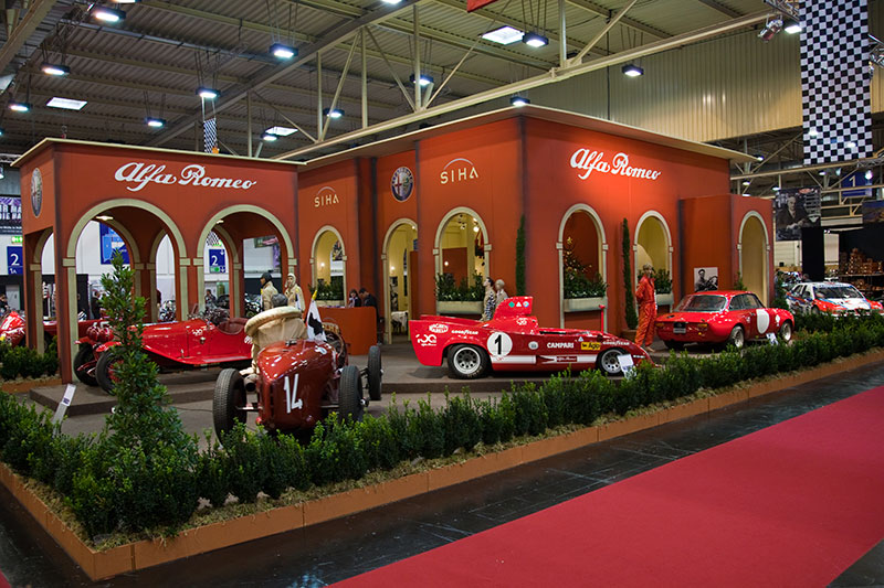 Sonderausstellung '100 Jahre Alfa-Romeo' auf der Essen Motor Show 2010