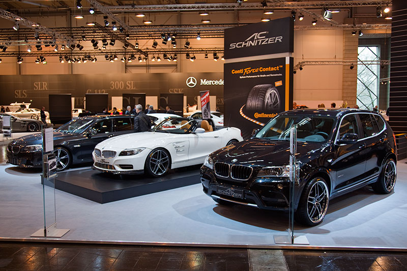 AC Schnitzer ist auf der Essen Motor Show 2010 mit drei Fahrzeugen vertreten