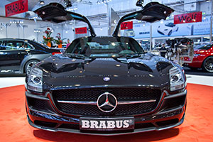Weltpremiere auf der Essen Motor Show 2010: Brabus SLS AMG Star (Leichbau)