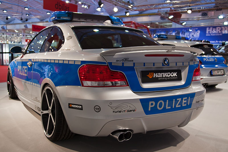 AC Schnitzer ACS1 2.3d (Basis BMW 123d Coup) als Polizei-Einsatzwagen