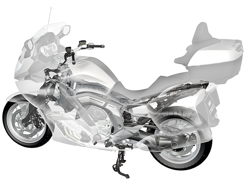 BMW K 1600 GTL, Rahmen, Fahrwerk
