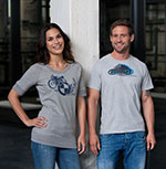 BMW Motorrad Heritage Style 2011: T-Shirt Haritage Damen; T-Shirt Superbike Herren