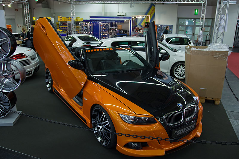 von Rieger veredeltes BMW 3er Cabrio (E93) mit Flgeltren