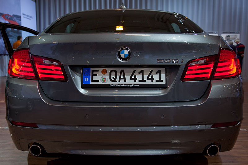 BMW 535i (Modell F10), Heckansicht