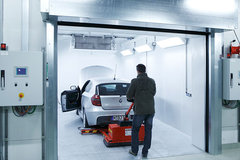 Das neue Energie- und umwelttechnische Versuchszentrum, Vorkonditionierkammer / Soak Roam