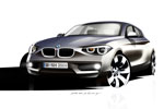 BMW 1er Reihe, Design Zeichnung