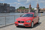 BMW 118i Sport Line (F25) on location in Berlin