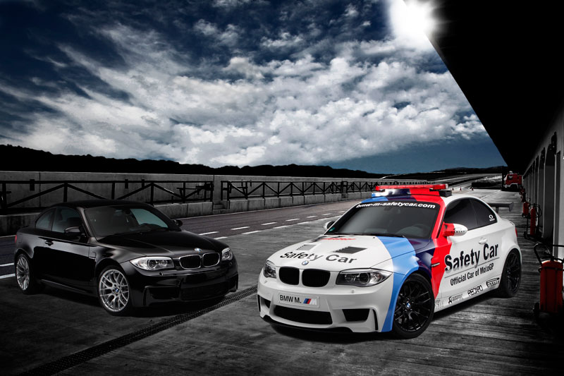 BMW 1er M Coupe und seine SafetyCar Variante bei der MotoGP