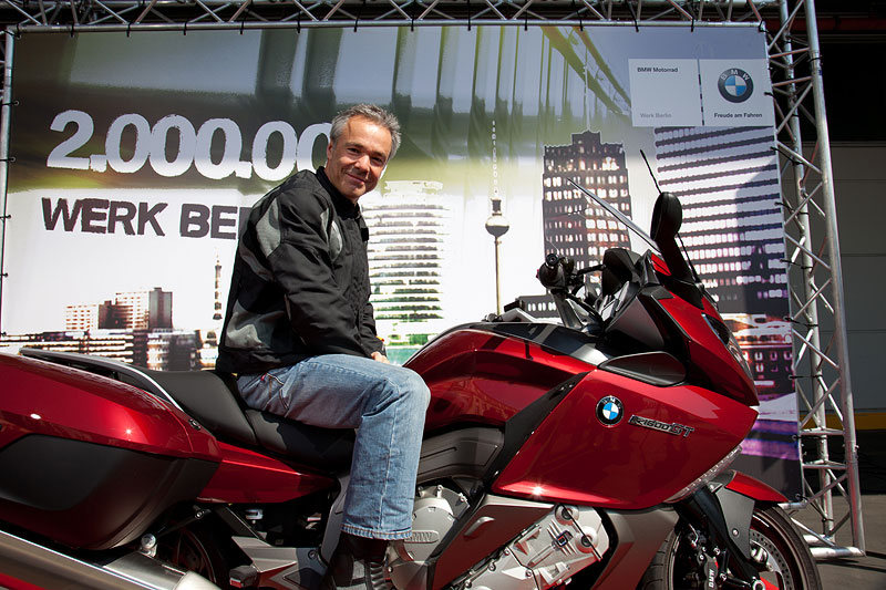 BMW Werk Berlin produziert zweimillionstes Motorrad: Hannes Jaenicke