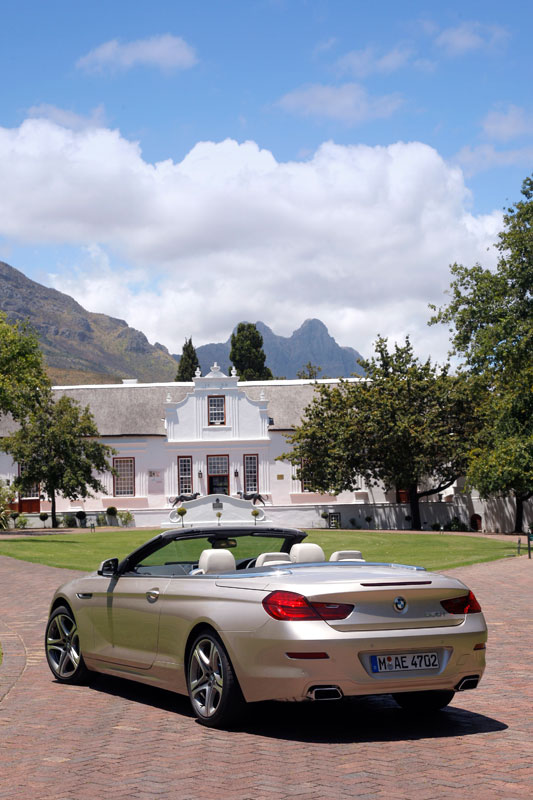 BMW 6er Cabrio on location