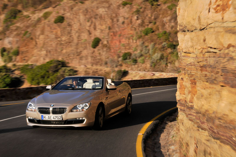 BMW 6er Cabrio on location