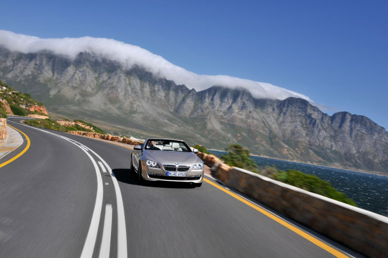 BMW 6er Cabrio on location
