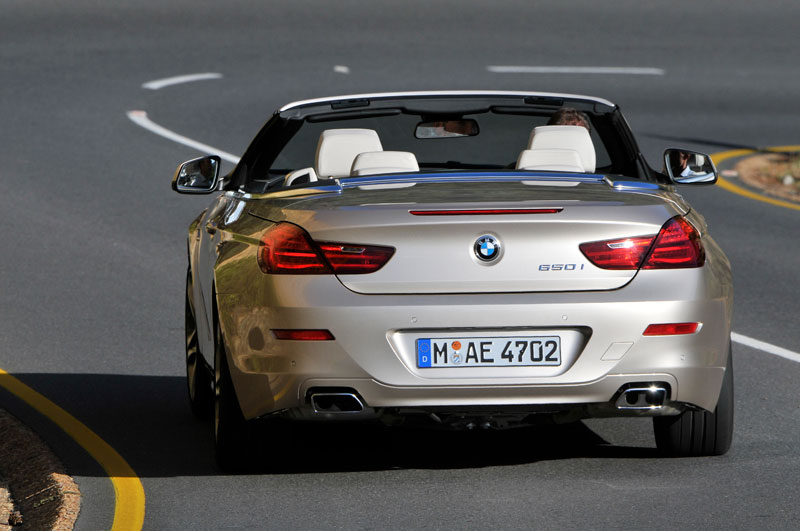 BMW 6er Cabrio on location