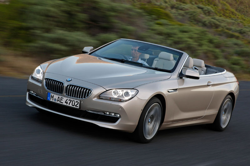 BMW 6er Cabrio on location