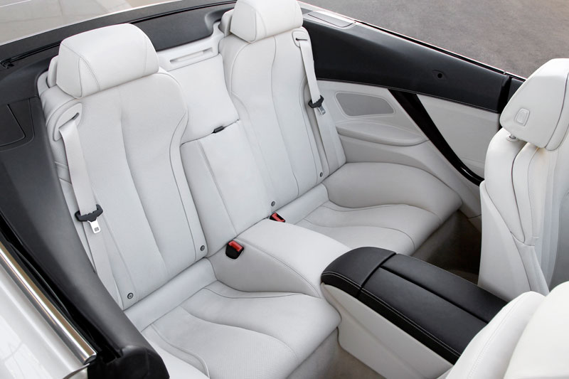 BMW 6er Cabrio (F12), zwei Einzelsitze im Fond