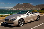 BMW 650i Cabrio nahe Simons Town.