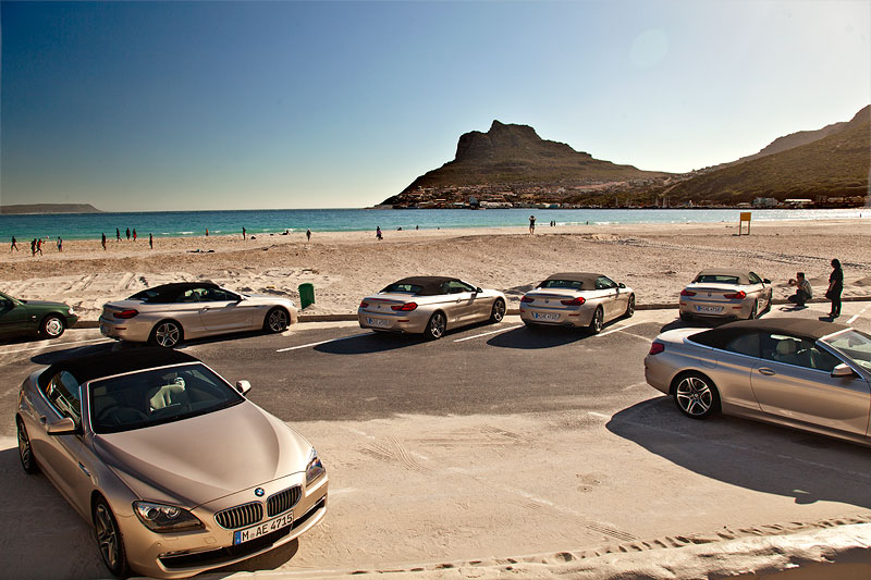 Am Strandparkplatz der Lokalit�t Dunes an der Hout Bay, S�d-Afrika.