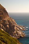 Blick vom Chapmans Peak Drive auf die Atlantikküste Süd-Afrikas.