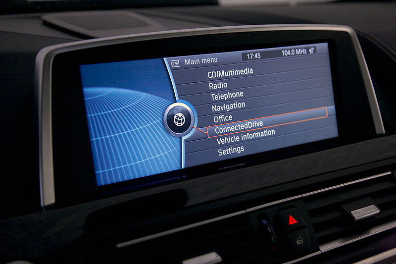 BMW 640i Coup�, Bordmonitor, Hauptmen�