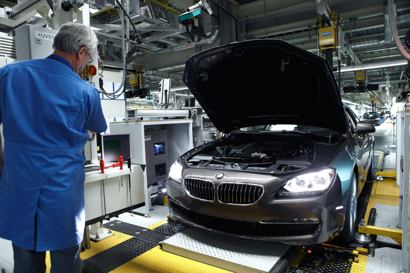 BMW 6er Coupe Produktion im BMW Werk Dingolfing