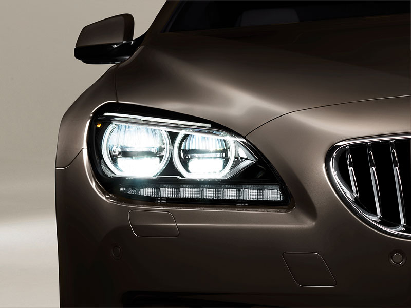 Das neue BMW 650i Gran Coup, Exterieur: Adaptive LED-Scheinwerfer, Fernlicht
