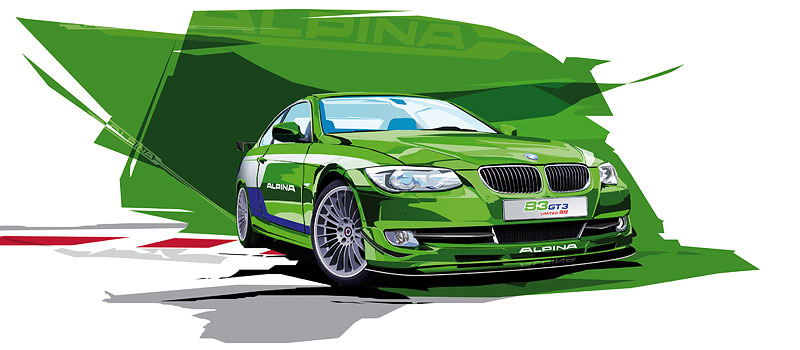 BMW Alpina B3 GT3 Limited99, Sketch