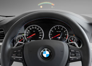 Serienmig im BMW M5: das Head-Up-Display