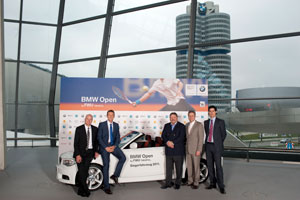 Pressekonferenz BMW Open by FWU Takaful. 